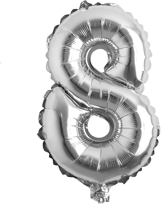 32 inch Letter Balloons Silver Alphabet Number Balloons Foil Mylar Party by REIANS