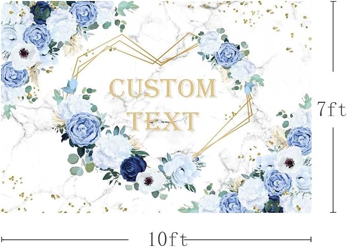 AIBIIN 10x7ft Mr and Mrs Custom Backdrop - Image 2