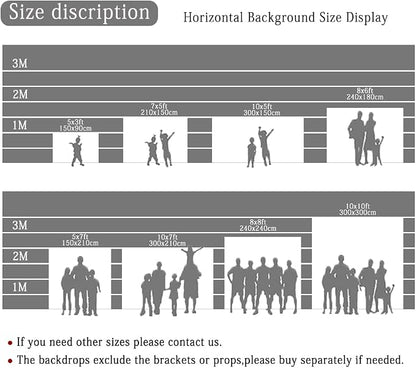 AIBIIN 10x7ft Mr and Mrs Custom Backdrop - Image 4