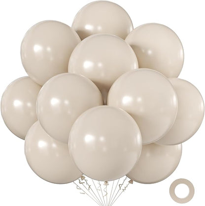 18 inch White Sand Balloons by KALOR