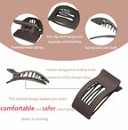 Flat Hair Clips,4PCS French Flat Hair Claw Clips for Women, Large Matte No-Slip Hair Clip, Duckbill Hair Clips for Thick and Thin Hair Strong Styling Hold Accessory