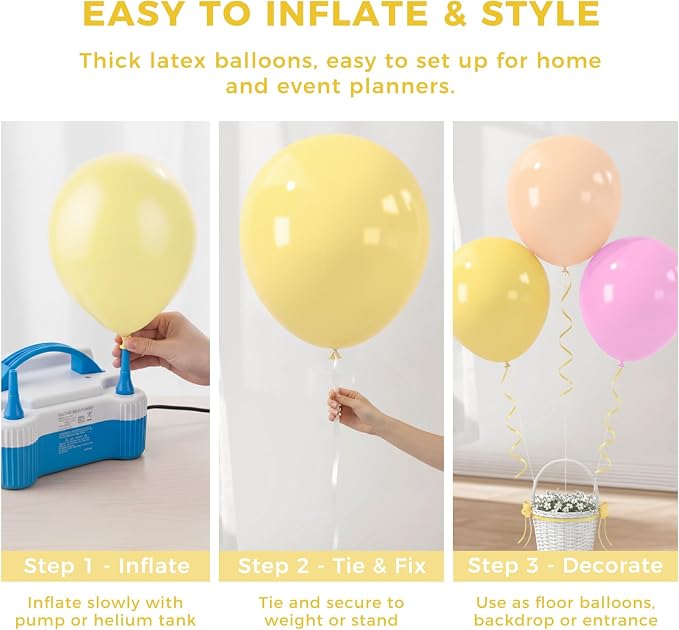 LovesTown 15PCS Pastel Balloons 18inch, Colored Latex Balloons Garland Arch - Image 6