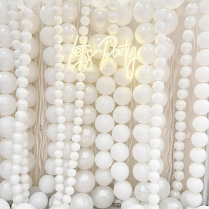 100 Pcs Link Balloon Quick Linking Latex Connected Balloons Linkable by Meanplan