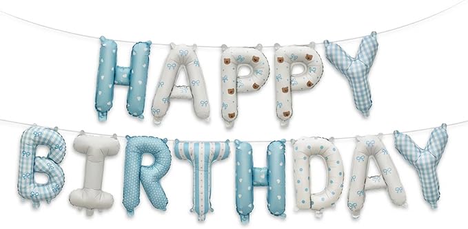 Happy Birthday Balloon Banner by Unknown
