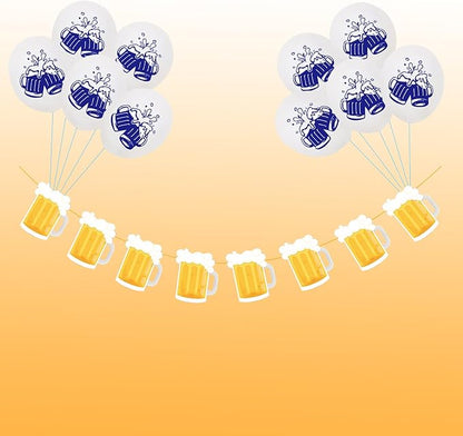 Beer Birthday Banner for Beer Party and Birthday Wedding Party Supplies - Image 2