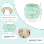Skincare Headband Bow Snail Spa headband and Wristband Set, 6 Pack Cute Makeup Headbands for Washing Face, Fun Gifts for Women and Girls