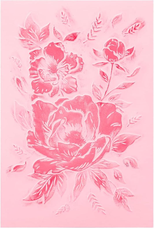 3D Embossing Folder for Card Making DIY Scrapbooking Blossom Bloom Floral by CYFUNDESIGN