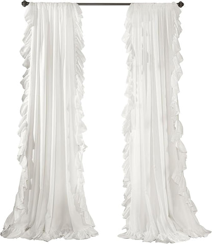 Lush Decor Reyna Ruffle Window Curtain Panel Set, Living room, or Dining Room - Image 7