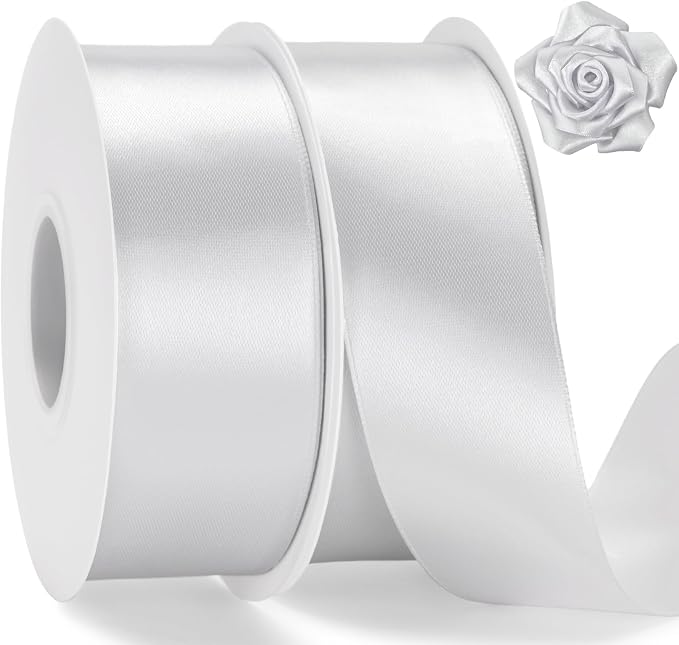 KINGLAKE Silver Satin Ribbon by KINGLAKE