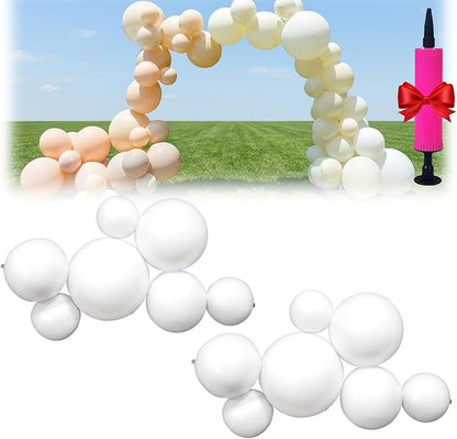 Reusable Inflatable Balloon Garland Arch Kit, 43in/15in Linked Pvc Balloons by Unknown
