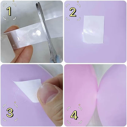 80 Balloon Clips and 100 Dots Glue Points and a Tie, - Image 7