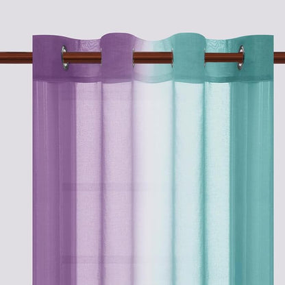 DWCN Ombre Sheer Curtains - Image 3