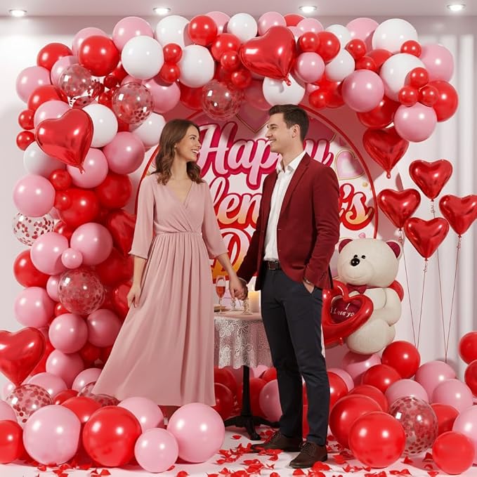 Valentines Day Balloons Garland Arch Kit - Image 6
