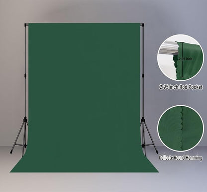 Dark Green Photography Backdrop - Image 2