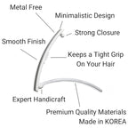 12pcs Hair Barrettes Set for Women and Girls, Hair Clips for Thick Thin Fine Hair, Non-metal Hair Accessories, Non-Slip Grip Handmade Snap Hairpin, BPA Free