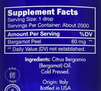 Bergamot Essential Oil, Food Grade, for Tea – 100% Pure, Bergamot Oil, by Zongle Therapeutics, 4 OZ