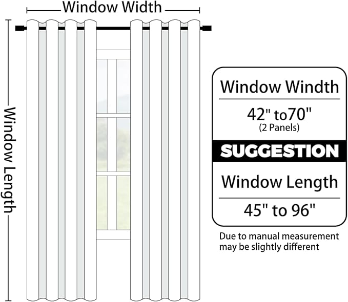 Yakamok Ombre Curtains Navy Blue and Greyish White - Image 8