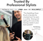 SRILabs StyleWrap Pro 7-in-1 Coanda Air Hair Multi Styler Dryer Brush with Negative Ions, Lighter and Foldable Design, Quiet Brushless Motor, Aviation-Grade Aluminum, Memory Function