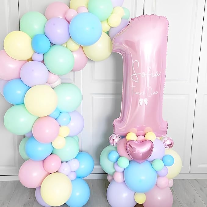 Voircoloria 110pcs Pastel Macaron Latex Party Balloons, 12inch | - Image 6