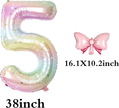 Happy birthday Big Number Balloons Foil Birthday Balloon Number Balloons Happy - Image 2