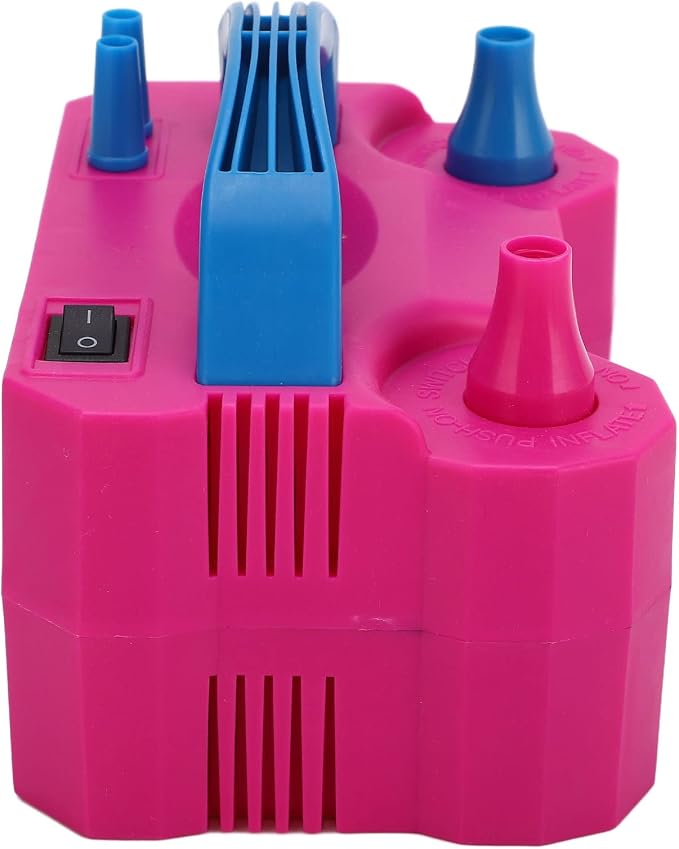 600W Electric Balloon Pump, Dual Nozzle Automatic Balloon Inflator Blowing - Image 2