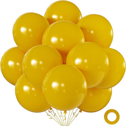 18 inch Retro Yellow Balloons by KALOR