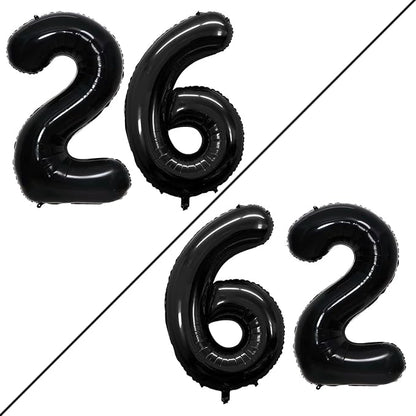 Number 26 Balloons for 26th Birthday Party Decorations, 42 Inch Jumbo Foil by GOER