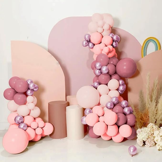 Pink Balloon Garland Arch Kit - Image 4