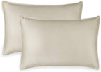 King Pillowcases by Pure Bamboo, Genuine 100% Organic Viscose Derived from Bamboo, Luxuriously Soft & Cooling, Double Stitching, Envelope Closure (2 King Pillowcases, Sand)