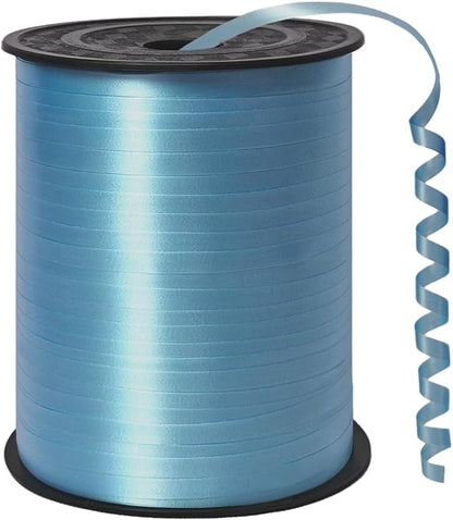 500 Yard Light Blue Curling Ribbon Balloon Ribbon 1/5 Inch Ribbon by Unknown
