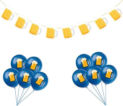 Beer Birthday Banner for Beer Party and Birthday Wedding Party Supplies - Image 2