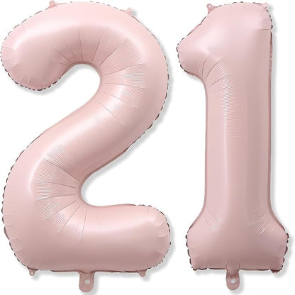 Light Pink 21st Birthday Balloon by KAINSY