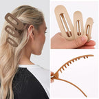 Large Duck Billed Flat Hair Clips, Ahoney 12 Pack Alligator Hair Clips Flat Claw Clip for Thin Thick Hair 3 Sizes Lay Down Banana Clip Hair Styling Accessories for Women Girls (Neutral)