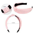 VELSCRUN Hairband, 12 Pack Colorful Headbands for Women Non Slip Wide Girls Head Bands Cute Boho Natural Knotted Headbands Hair Accessories Womens Fashion