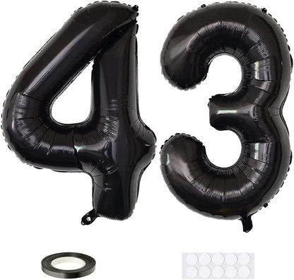 Xihuimay Number 43 Balloons by Xihuimay