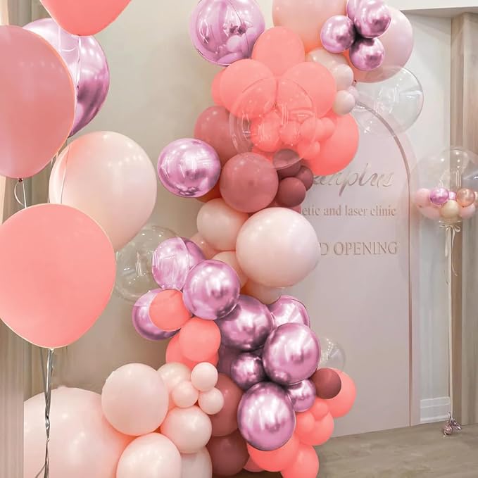 Pink Balloon Garland Arch Kit - Image 6