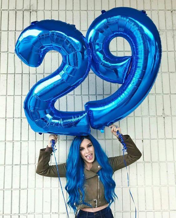 Navy Blue 9 Balloon - Image 8
