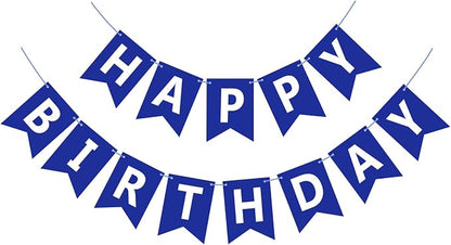 Happy Birthday Banner Sign, Birthday Garland Wall Door Hanging Banners Flag by Unknown