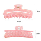 Jayongnee Nonslip French Large Hair Clips for Women Girls, Strong Hold Hair Jaw Clamps for Thin/Medium Thick Hair