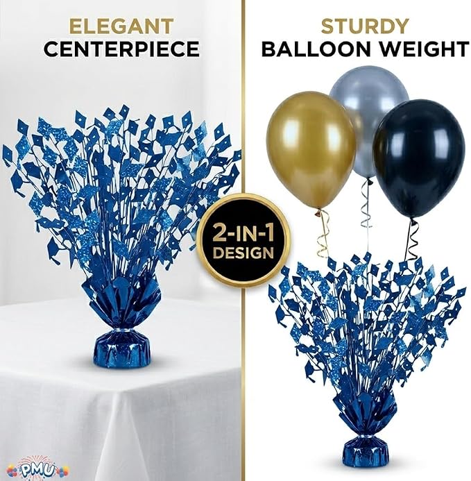 PMU Blue Graduation Balloon Weights, Graduation Centerpieces - Image 4