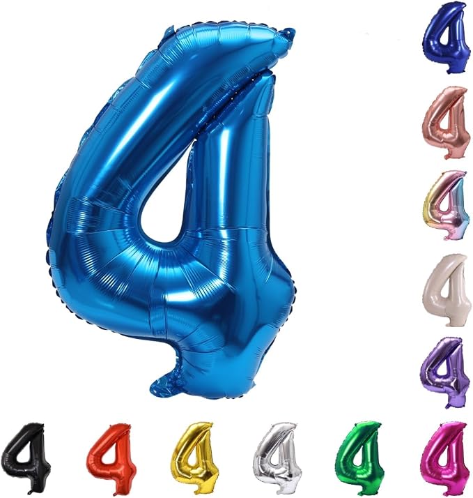 YPSelected 32 Inch Large Foil Helium Number Balloon Birthday Wedding Party 0-9 by YPSelected