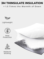 ORORO Heated Scarf, Up to 12 Hours of Warmth, Heated Neck Warmer with Rechargeable Battery