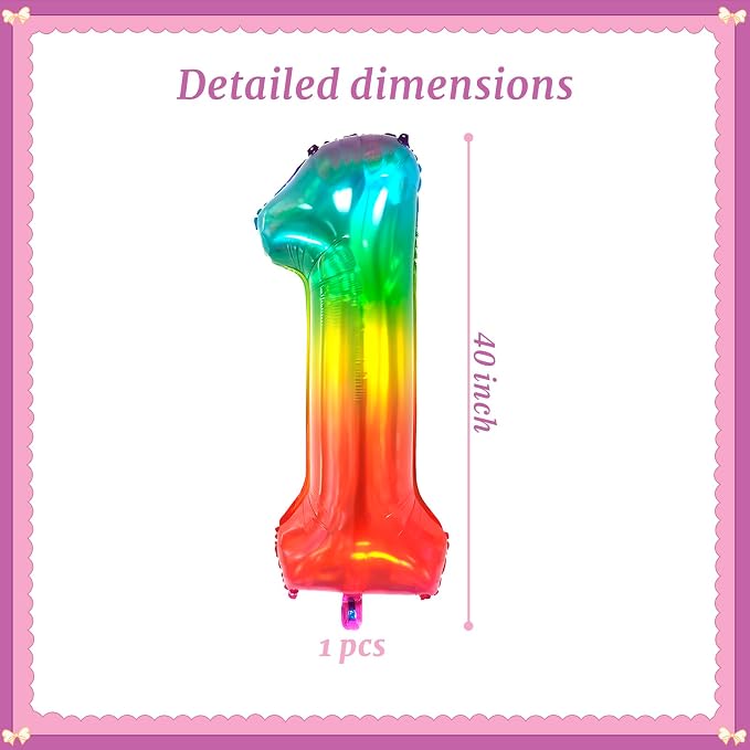40 Inch Jelly Number 1 Balloon Suitable - Image 2