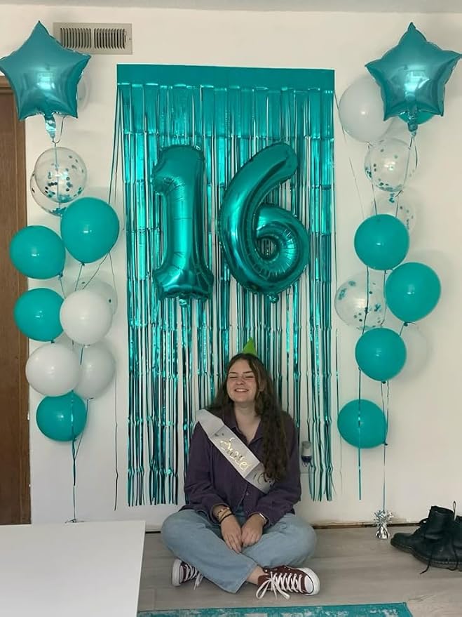 Number 7 Balloons 40 Inch for 7 17 Birthday Party Decorations, - Image 4