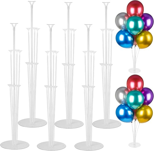Voircoloria Balloon Stand Kits for Table Birthday Party Decorations, 6 Sets | by Voircoloria