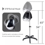 White,A,Wall Mounted Hair Dryer,Fast Hair Drying Low Noise,Timer 0-60 Min,Steamer Hat Deep Conditioning Heat Steaming Salon Equipment Hooded Machine Used in Hair Processor