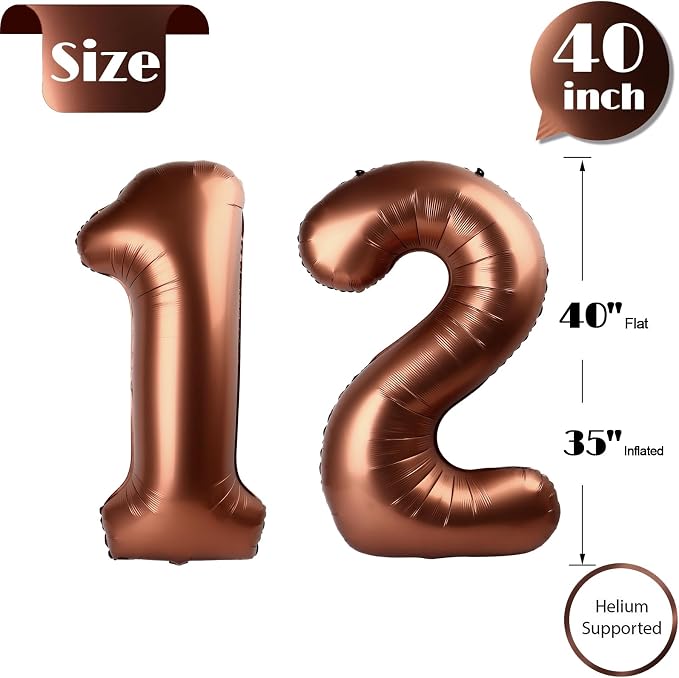 Brown 12 Balloon - Image 5