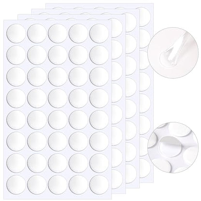 JANYUN 560 Pcs Adhesive Dots, 25 mm Round Putty Clear Sticky Tack by JANYUN