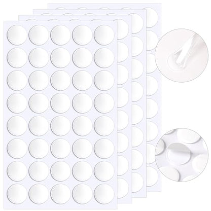 JANYUN 280 Pcs Sticky Dots, 25 mm Round Putty Clear Adhesive Tape | Double by JANYUN
