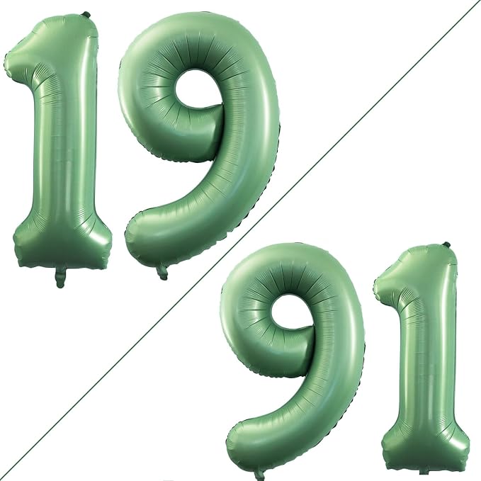 Number 19 Balloons for 19th Birthday Sweet 19 Party Decorations, 42 Inch Jumbo by GOER